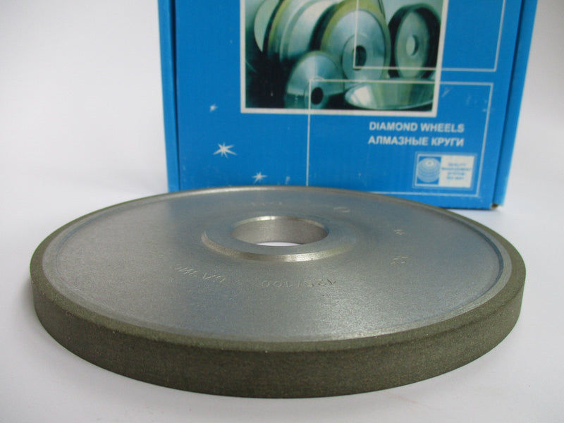 [Australia - AusPower] - Dia. 6 inch (150mm.) Hole 1.26" (32mm.) Width: 0.4" (10mm.) Type: 1A1 Straight Abrasive Diamond Grinding Wheel for Carbide (125/100 Micron = 150 Grit) 125/100 Micron = 150 Grit 