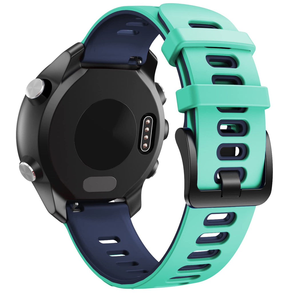 [Australia - AusPower] - NotoCity for Garmin Vivoactive 3 Band/Galaxy Watch 3 Band 41mm 20mm Silicone Replacement Band for Samsung Galaxy Watch 3 41mm/Active 2/Garmin Forerunner 645/Garmin Venu(mint green) mint-blue 