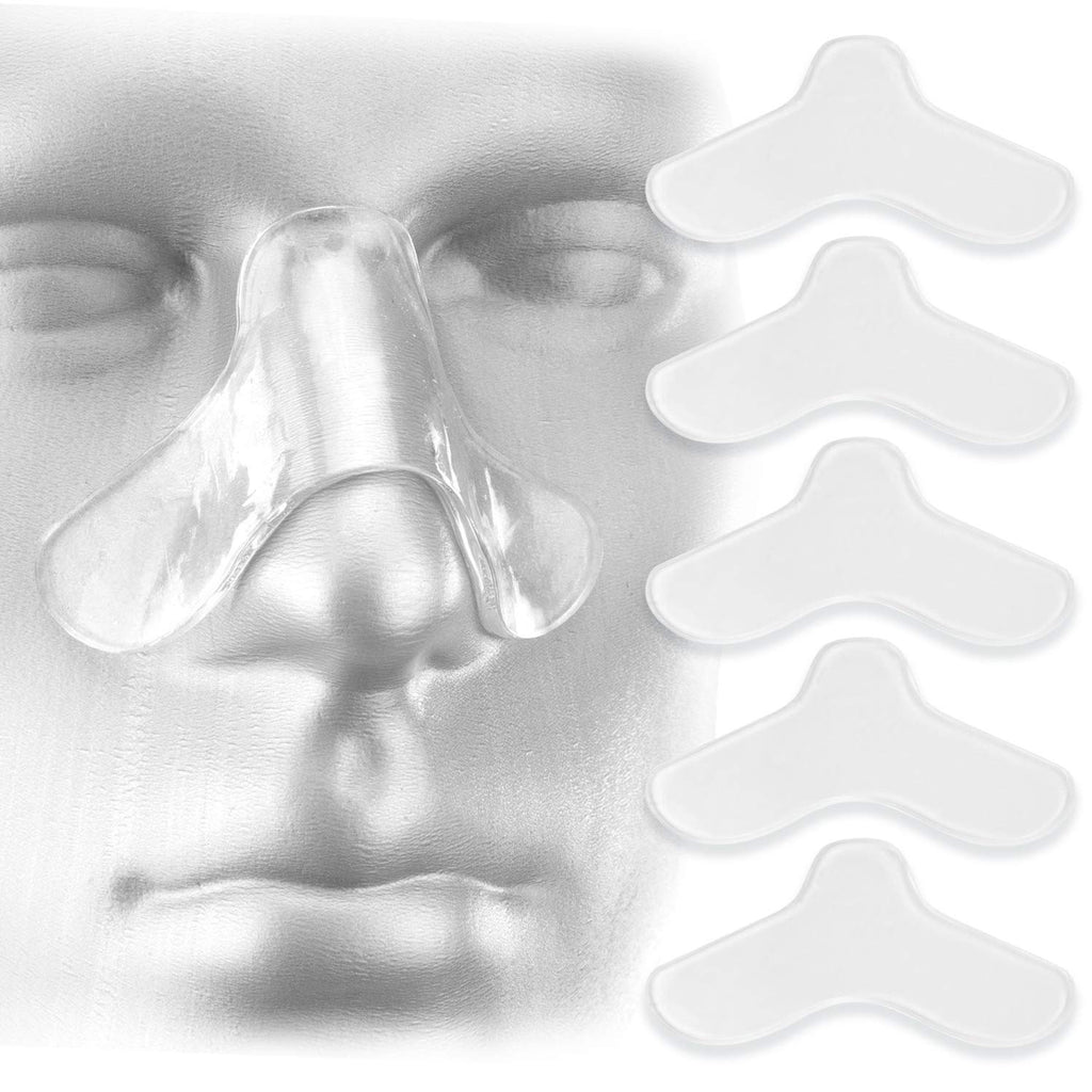 [Australia - AusPower] - 5 Pack Nasal Pads for CPAP Mask - CPAP Nose Pads - CPAP Supplies for CPAP Machine - Sleep Apnea Mask Comfort Pad - Custom Design & Can Be Trimmed to Size - CPAP Cushions for Most Masks 