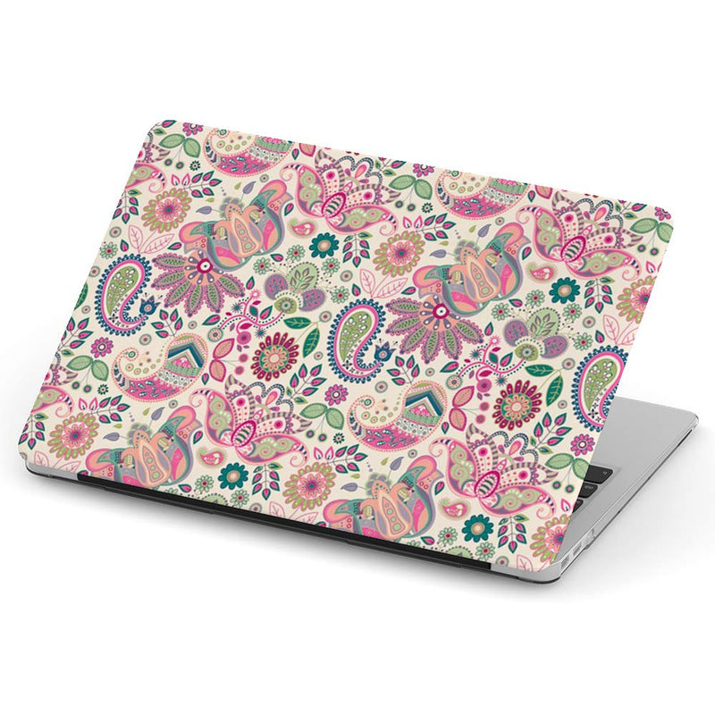 [Australia - AusPower] - [ Compatible with New MacBook Air 13 inch (Model A1932 - Year 2018-2019) with Retina Display & Touch ID ] Full Body Hard Case Cover - Paisley Floral NEW AIR 13 ( 2018-2019 ) 