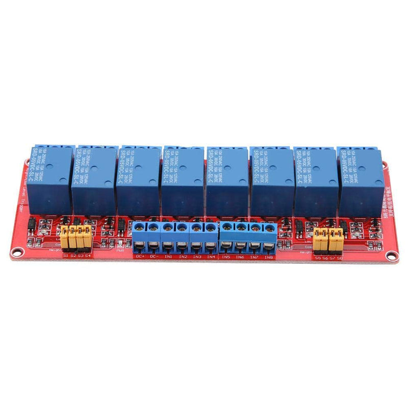 [Australia - AusPower] - Relay Module 8 Channel Relay Module Board, Relay Module with Optocoupler High & Low Trigger Module, 5V/12V/24V Channel Relay Module (24V) 