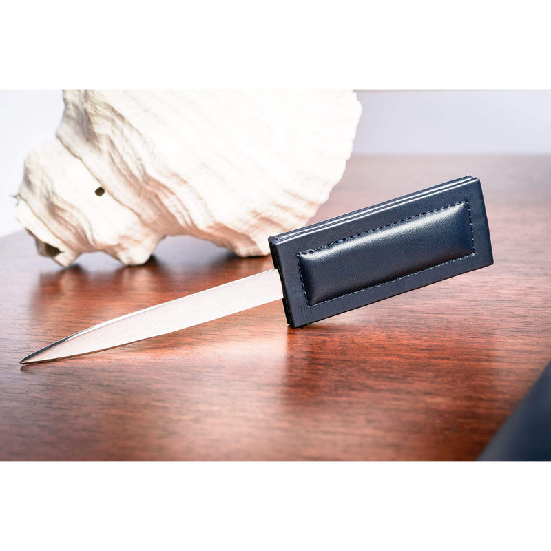 [Australia - AusPower] - Dacasso A5027 Letter Opener, 8 x 1.37 x 0.25, Navy Blue 