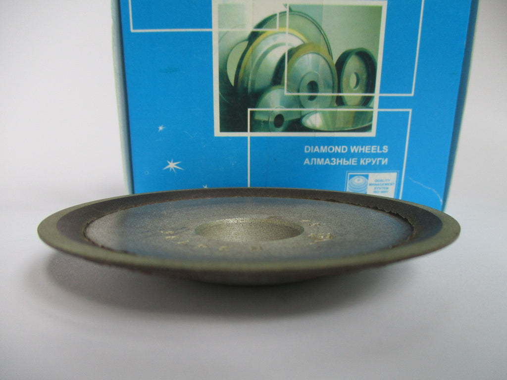 [Australia - AusPower] - Dia 3" (75mm.) Hole 0.79" (20mm.) Type: 12R4 Dish Abrasive Diamond Grinding Wheel for Carbide Teeth, Circular Saw (125/100 Micron = 150 Grit) 125/100 Micron = 150 Grit 