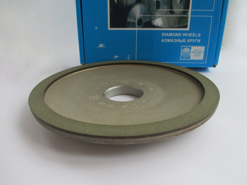 [Australia - AusPower] - Dia 6 inch. Hole 1.26" (32mm.) Width: 0.4" (10mm.) Type: 12A2-20 Dish Abrasive Diamond Grinding Wheel for Tungsten Carbide Teeth, Circular Saw (100/80 Micron = 180 Grit) 100/80 Micron = 180 Grit 