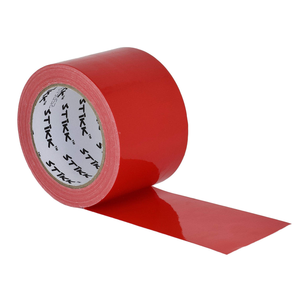 [Australia - AusPower] - 3" x 25 yd 7.5 Mil Thick Red Duct Tape PE Coated Weather Resistant (2.83 in 72MM) 