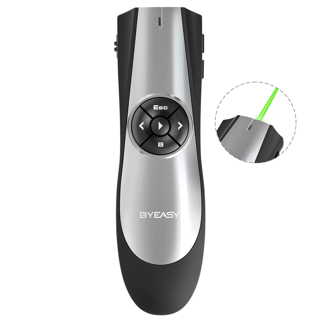 Télécommande De Présentation Sans Fil 2,4 GHz Avec Récepteur USB-C - Pointeur Laser, Support Liens Hypertexte - Pour Enseignants, Réunions - 8