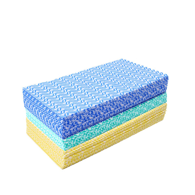 [Australia - AusPower] - JEBBLAS Cleaning Towels Dish Towels and Dish Cloths Reusable Towels,Handy Cleaning Wipes, Great Dish Towel, Disposable, Absorbent, Dry Quickly Total 60 Sheets 