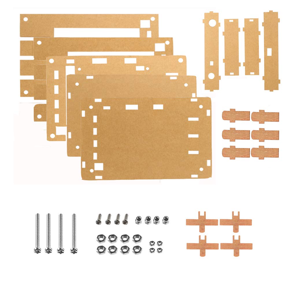 [Australia - AusPower] - DSO 138 Oscilloscope 2.4" TFT Digital Oscilloscope Accessory Spare Parts Transparent Acrylic Case DIY Kit Electronic Learning Set (Acrylic Case DIY Kit) DSO138 