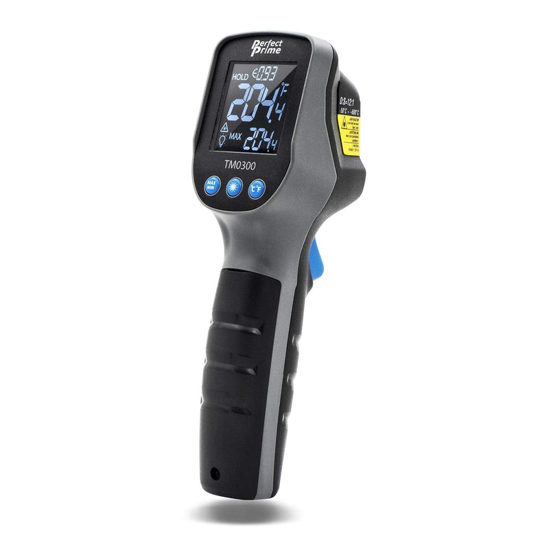 [Australia - AusPower] - PerfectPrime TM0300, Accurate Digital Surface Temperature Non-contact Infrared IR Thermometer Laser Pointer Gun -58~1112°F 