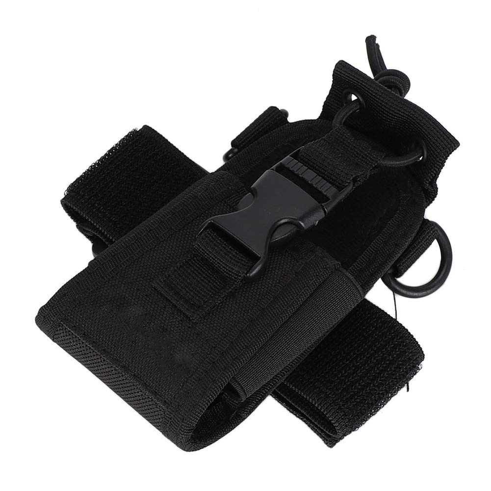 [Australia - AusPower] - PUSOKEI Tactical Universal Radio Holster Versatile Arm Bag Carry Pouch Case Holder for UV-5R UV-82 Walkie Talkie Heavy Duty Holder Case 