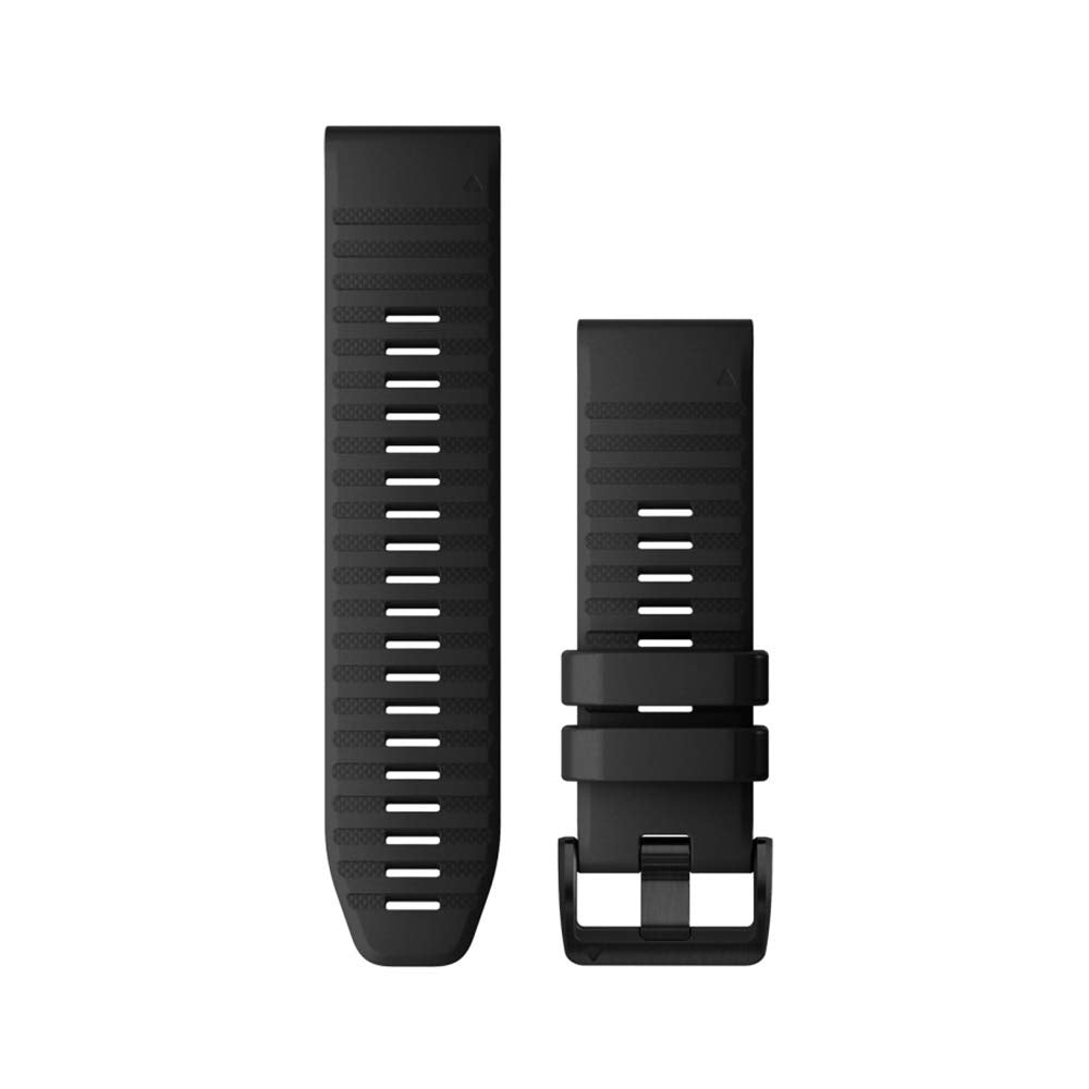 [Australia - AusPower] - Garmin QuickFit 26 Silicone Watch Band Black Silicone 26mm 