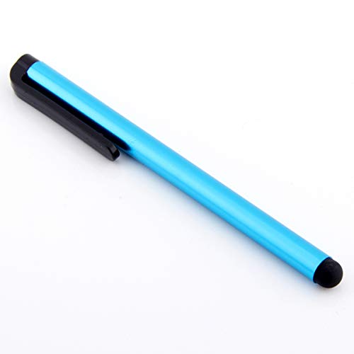 [Australia - AusPower] - 5pack Universal Small Touch Stylus Metal Pen for Mobile Phone Cell Smart Phone Tablet iPad iPhone (Light Blue) 