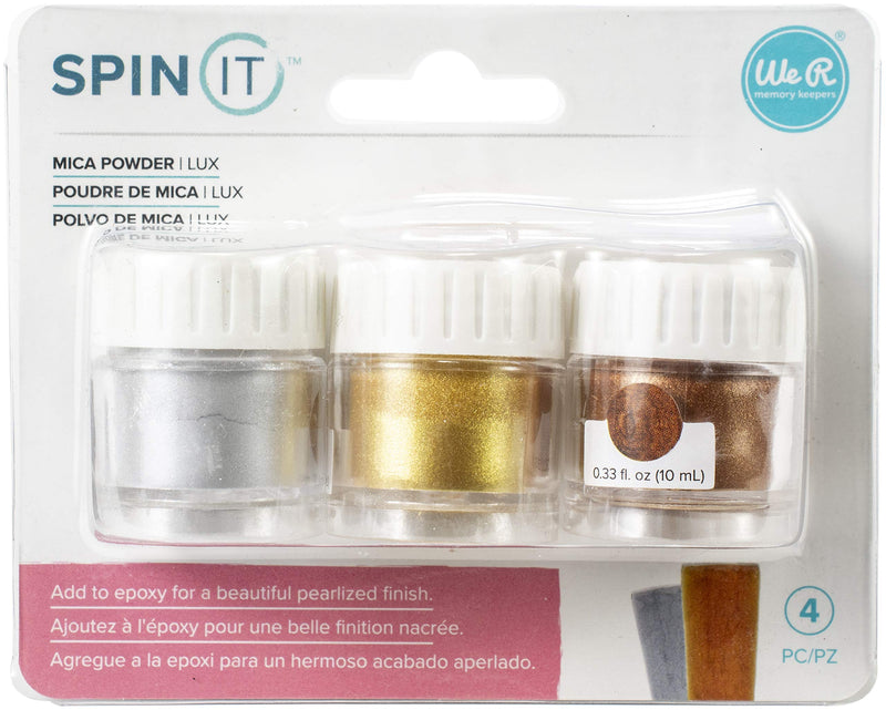 [Australia - AusPower] - We R Memory Keepers 0633356605898 Mika Powder Spin It.33 Ounce-Lux (4 Piece) 