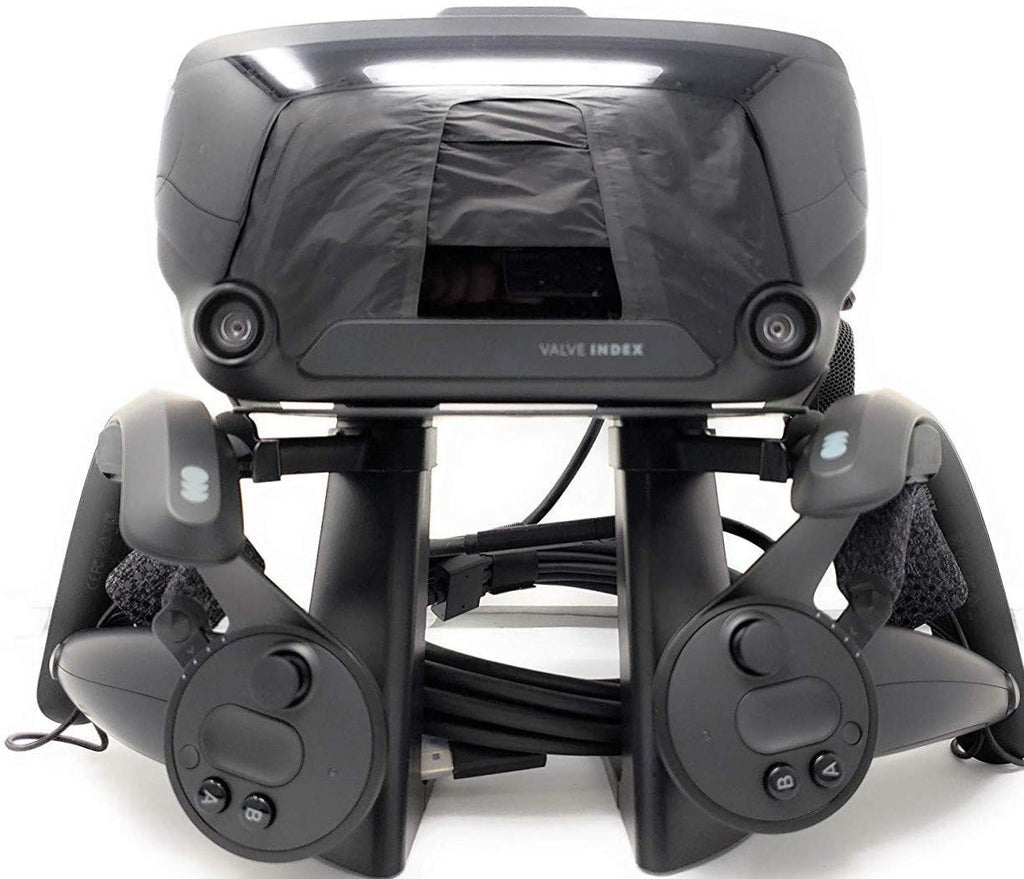 [Australia - AusPower] - TNE VR Stand Headset Display Mount Station and Controller Holder for Steam Valve Index Virtual Reality Gaming System 