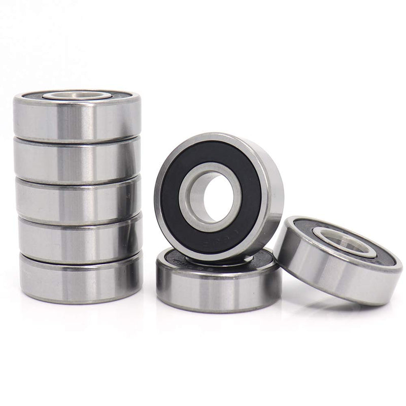 [Australia - AusPower] - Donepart 6200RS Bearings 10mm ID 30mm OD 9mm Width 6200-2RS 6200 Bearings ABEC3 High Speed Doubel Sealed Bearings (10pcs) 