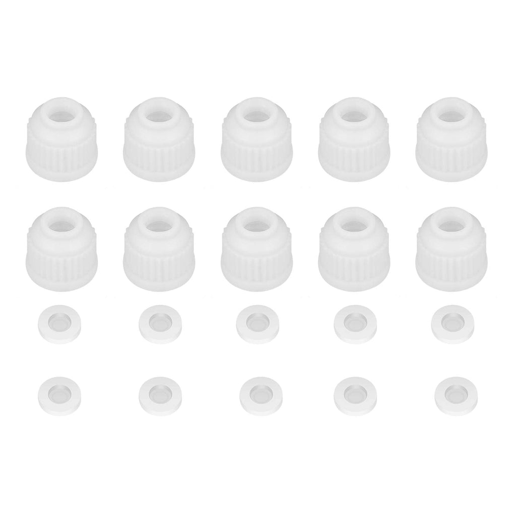 [Australia - AusPower] - StonyLab Plastic Screw Caps Replacement Caps for Thermometer Inlet Adapter 14/20, 19/22 and 24/40, 10-Pack 