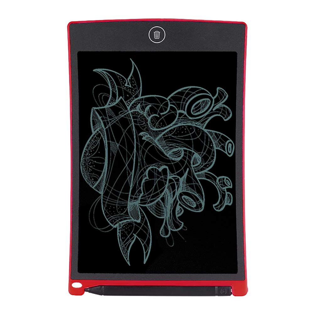 [Australia - AusPower] - LCD Writing Tablet, Electronic Writing & Drawing Board Doodle Board, 8.5-Inch Handwriting Paper Drawing Tablet,Gift for Kids and Adults at Home,School and Office (Red) 