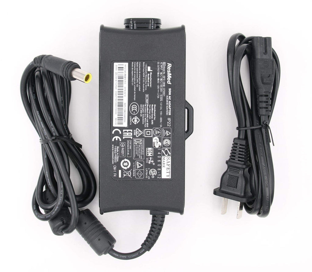 [Australia - AusPower] - 90W AC DC Adapter Charger Replacement for Resmed S10 Series, Fit for ResMed Airsense 10 Air Sense S10 AirCurve 10 Series CPAP and BiPAP Machines Power Supply Cord 