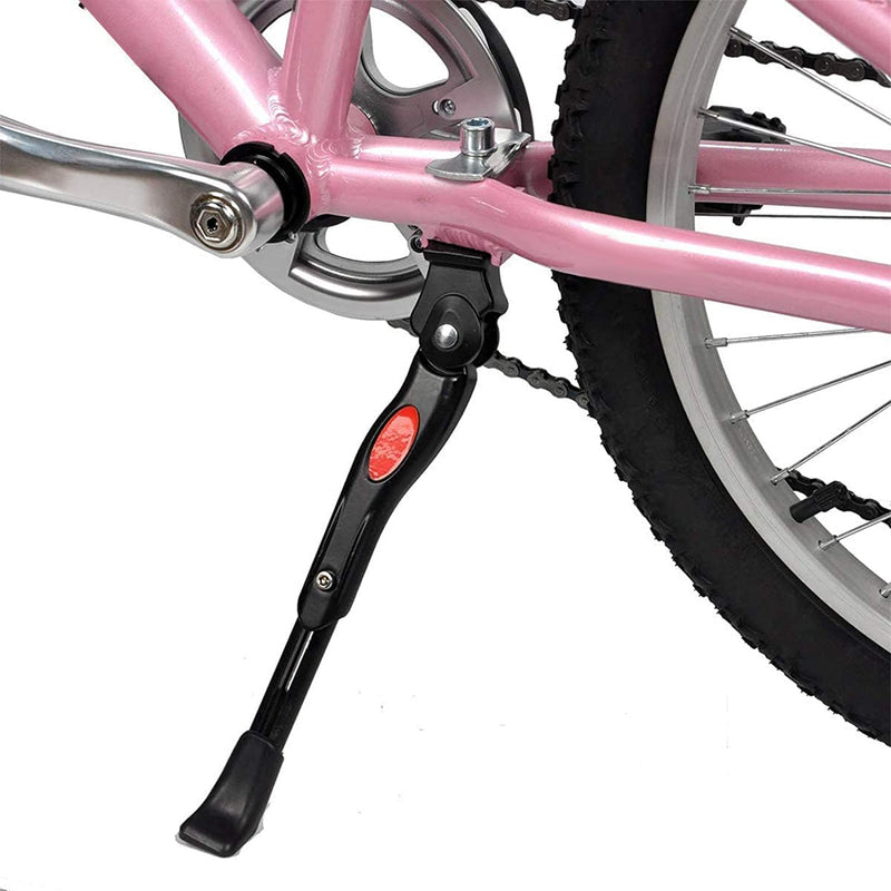 [Australia - AusPower] - Cyfie Bike Kickstand for 16 18 20 Inch Kids Bicycle Adjustable Center Mount Bicycle Kickstands Bike Stand for 16-20inch Mountain Bike/Road Bicycle/Adult Bike/Sports Bike 