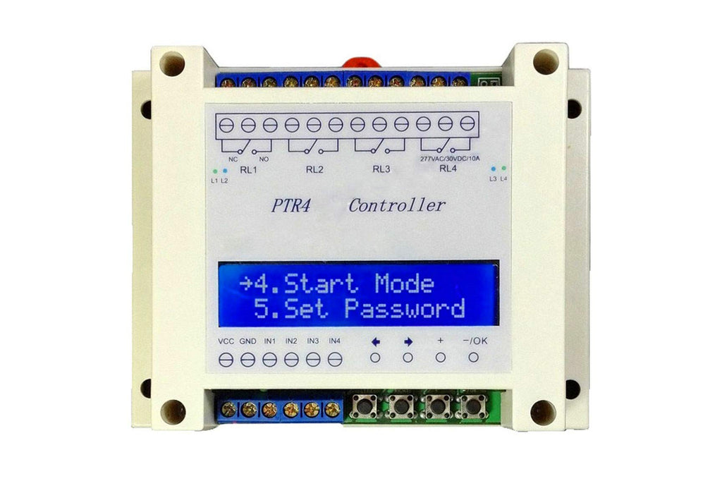 [Australia - AusPower] - NOYITO 4-Channel Programmable Time Relay Controller 99-Step Multi-Channel Timing Trigger Solenoid Valve Linkage Control LCD Display Optocoupler Isolation 