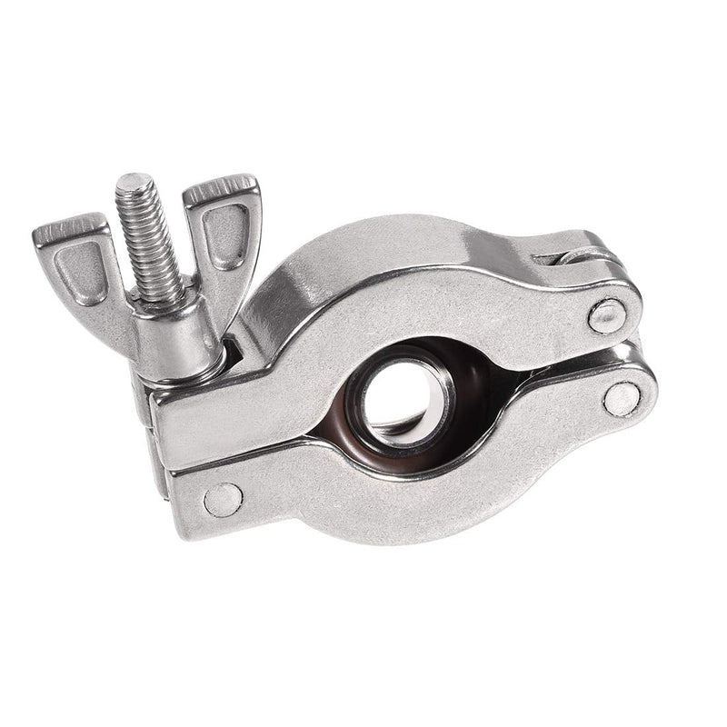 [Australia - AusPower] - uxcell Vacuum Clamp 41mm X 20mm KF10 Single Pin Clamp Wing Nut with Center Ring for Ferrule TC 