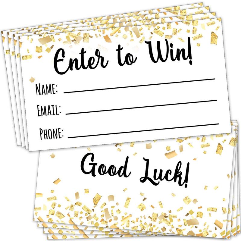 [Australia - AusPower] - 200 Raffle Tickets 3.5”x2” - Enter to Win Entry Form Cards for Contest, Raffles, Ballot Box, 50/50, Auction and More - with Space for Name, Email Address and Phone Number Fields 