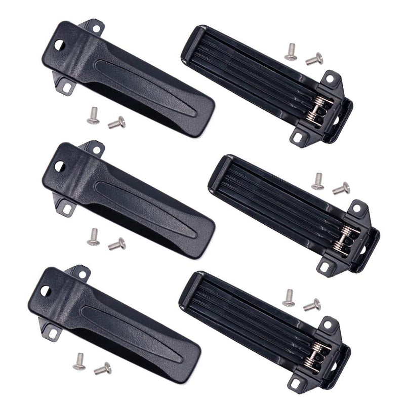 [Australia - AusPower] - KBH-10 Belt Clip for Kenwood TK260G TK-272G TK-388G TK-2100 TK-2118 TK-3206 TK-3207 Radio 6 PCS 