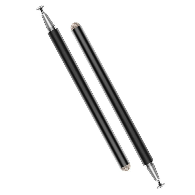 [Australia - AusPower] - MoKo Stylus Pens 2 PCS for iPad Pencil, High Sensitivity & Fine Point Universal Writing Drawing Capacitive Pen for iPhone/iPad Pro/Mini/Air/Galaxy/Kindle/Android/Surface/Other Touch Screens, Black 