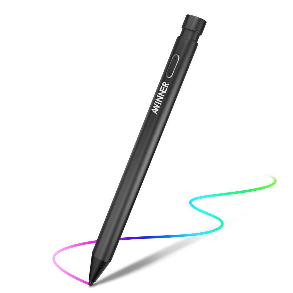 [Australia - AusPower] - AWINNER Pencil Compatible with iPad (Black) Black 