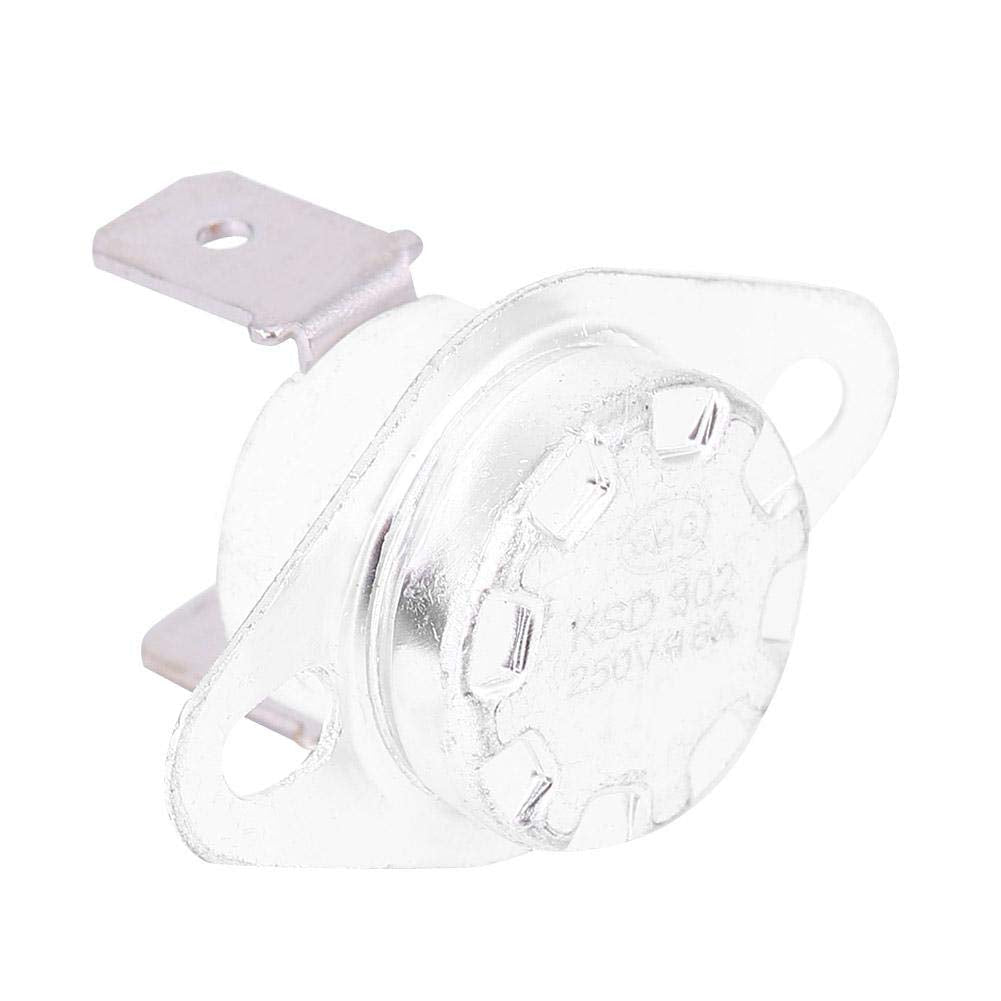 [Australia - AusPower] - Switch Temperature Control Thermostat Thermal Switch 250V16A Plastic Iron Normally Closed Temperature Temp Control Module Switch Thermostat Switch KSD302(75) 