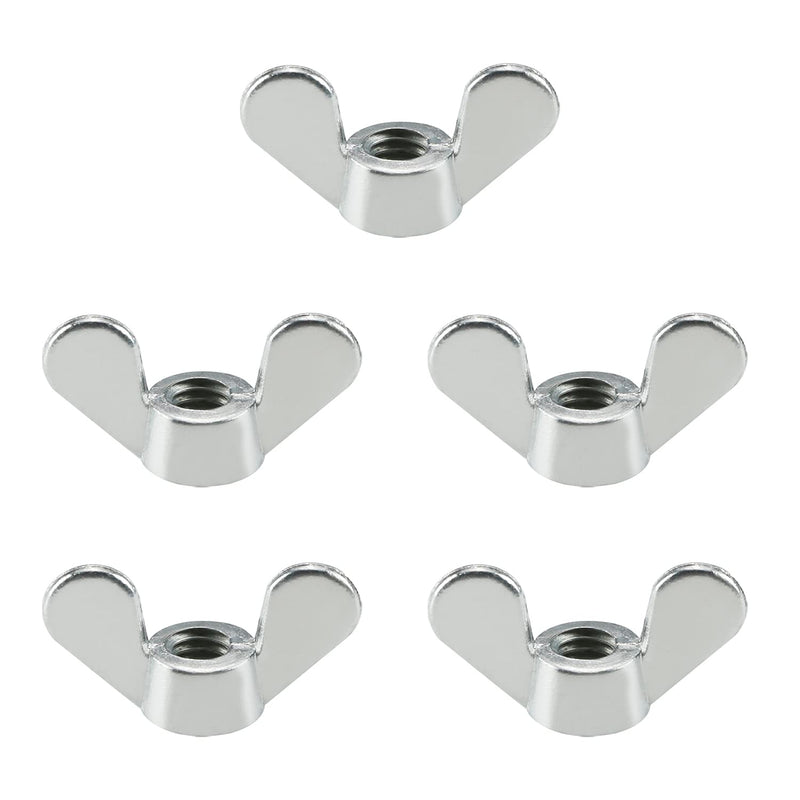 [Australia - AusPower] - MroMax M4 Wing Nuts Zinc Plated Fasteners Parts Hurrican Screws Cymbals Butterfly Nut Silver Tone 20pcs 