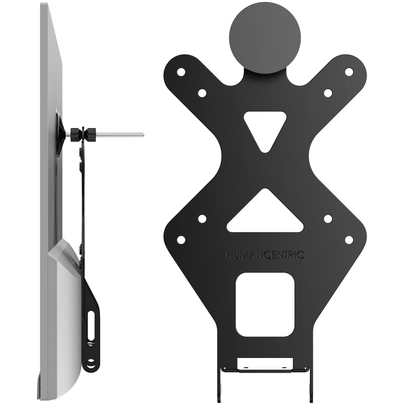 [Australia - AusPower] - HumanCentric VESA Mount Adapter for HP Monitors 22er, 22es, 22f, 23er, 23es, 23f, 24ea, 24ec, 24er, 24es, 24f, 24fw, 25er, 25es, 25f, 27er, 27ea, 27es, 27f, 27fw, 27ec VESA Adapter Bracket (Black) One Pack 