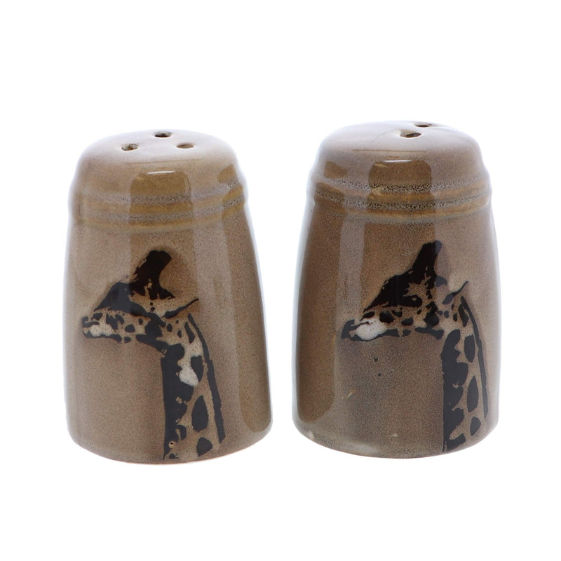 [Australia - AusPower] - Animal Salt & Pepper Shaker Sets for Men Kitchen Home Décor - Giraffe 