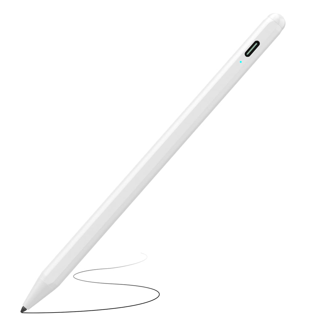 [Australia - AusPower] - Stylus Pen for iPad with Palm Rejection, XIRON Active Pencil Compatible with (2018-2022) Apple iPad Pro 11 & 12.9 inch, iPad 9th/8th/7th/6th Gen, iPad Air 5th/4th/3rd Gen,iPad Mini 6th/5th Gen A-White 