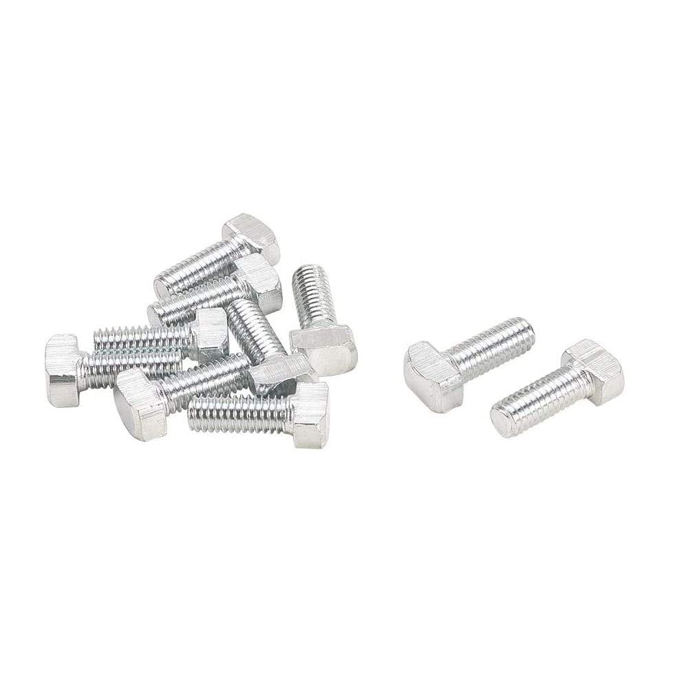 [Australia - AusPower] - MroMax T Slot Bolts M6 x 16mm Carbon Steel 30 Series for Slot Aluminium Profile Pack of 10 