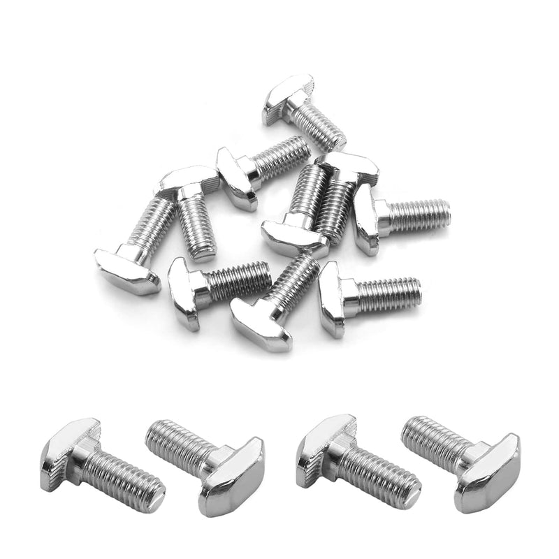 [Australia - AusPower] - MroMax M8 Thread 20mm T-Slot Drop-in Stud Sliding Screw Bolt Carbon Steel 40 Series 10pcs 