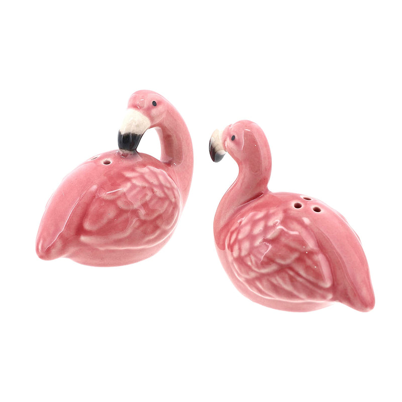[Australia - AusPower] - Ceramic Bird Salt and Pepper Shaker Collectors Kitchen Décor - Flamingo Pink 
