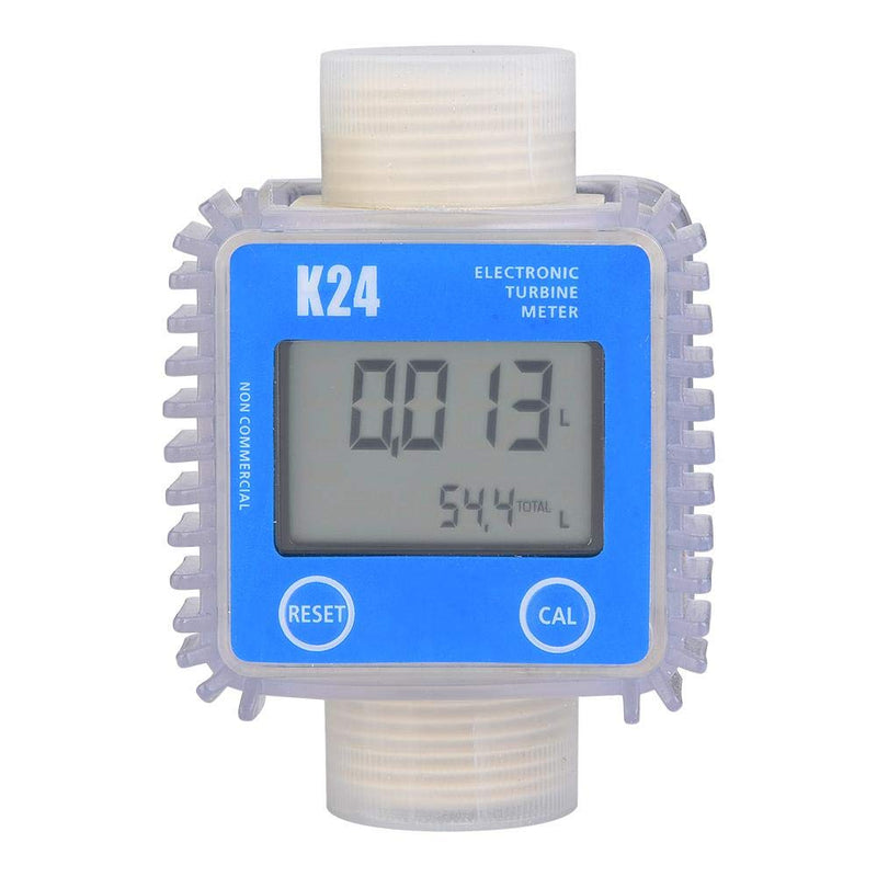 [Australia - AusPower] - Turbine Flowmeter Turbine Digital Diesel Oil Fuel Flow Meter Gauge for Chemicals Liquid Water 