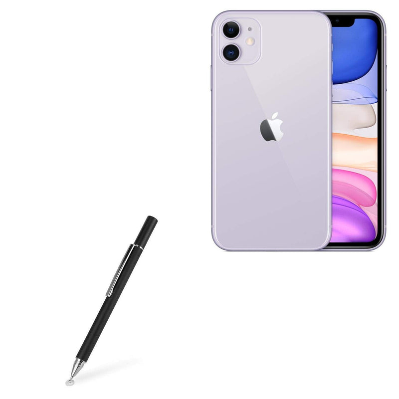 [Australia - AusPower] - Stylus Pen for Apple iPhone 11 (Stylus Pen by BoxWave) - FineTouch Capacitive Stylus, Super Precise Stylus Pen for Apple iPhone 11 - Jet Black 