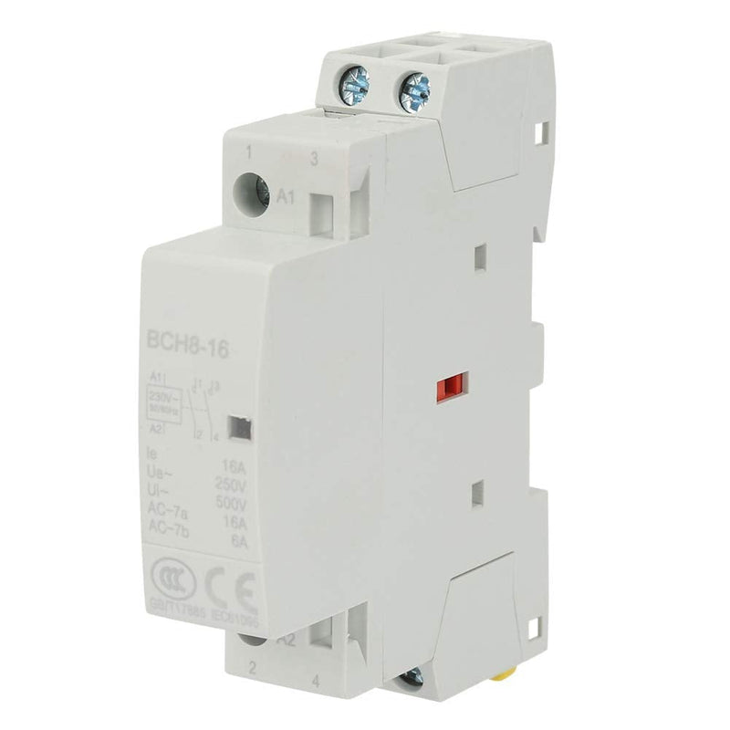 [Australia - AusPower] - Household AC Contactor, 2P 16A 220V/230V 1NO 1NC 50/60HZ DIN Rail Mount Relay for Home Use 
