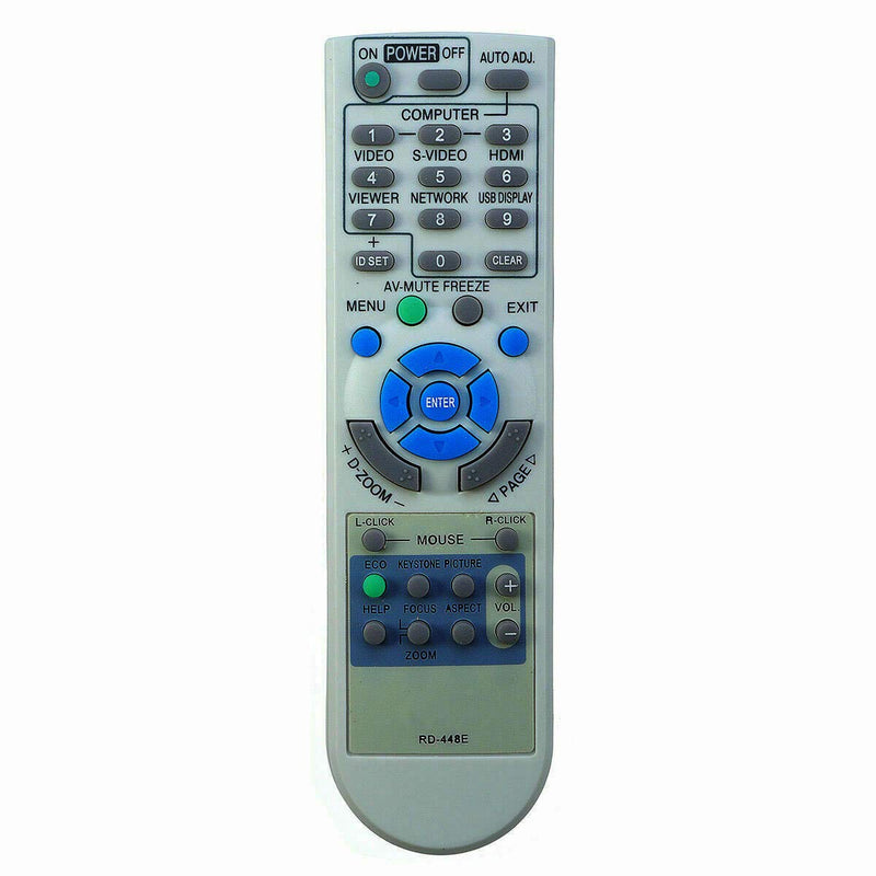 [Australia - AusPower] - BOTTMA Remote Control Compatible for NEC Projector NP400, NP400C, NP400 +, NP405C, NP410 +, NP410W, NP500, NP500C, NP500 +, NP500W +, NP500WS 