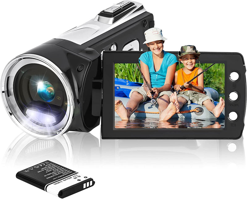 [Australia - AusPower] - Kids Video Camera Camcorders Digital Camera Recorder FHD 1080P 30FPS 2.7 Inch Video Recorder Vlogging Camera DV Camcorder for Kids Children Student Teenager Beginner-Holiday Birthday Gift 