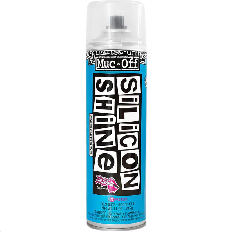 [Australia - AusPower] - Muc Off Silicon Shine, 500 Milliliters - Highly Advanced, Friction-Reducing Bicycle Shine Spray for A Glossy Finish - Suitable for All Types of Bike 