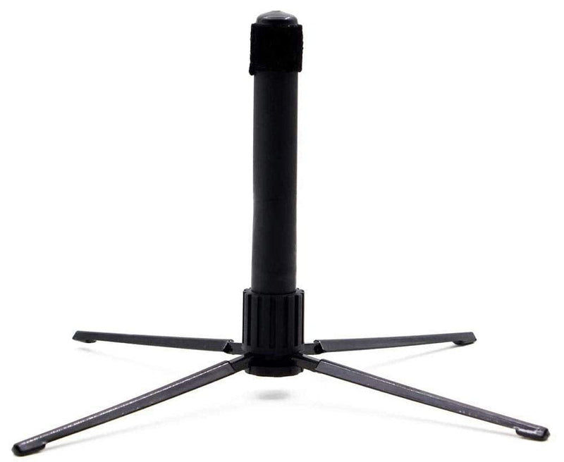 [Australia - AusPower] - Liyafy Portable Flute Stand Holder Metal Foldable Support 4-Leg Stand Wind Instrument Accessory Black 