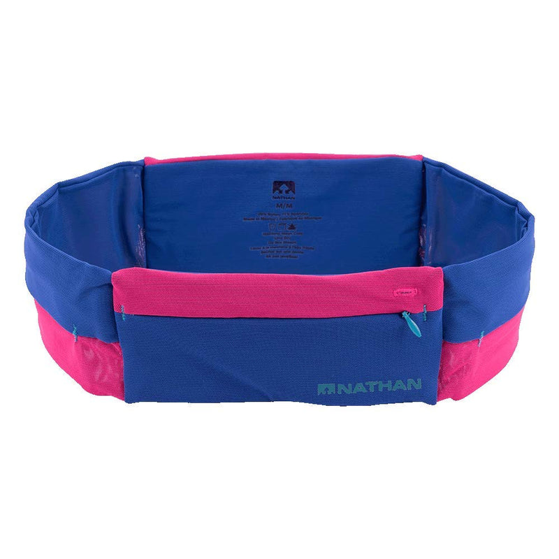 [Australia - AusPower] - Nathan Running Belt – The Zipster Lite – Waist Pack with 2 Zippers. Bounce Free Pouch / Lightweight / Runners Fanny Pack. Fits all iPhones, Android, Samsung. For Men and Women. Large 90's Collection 