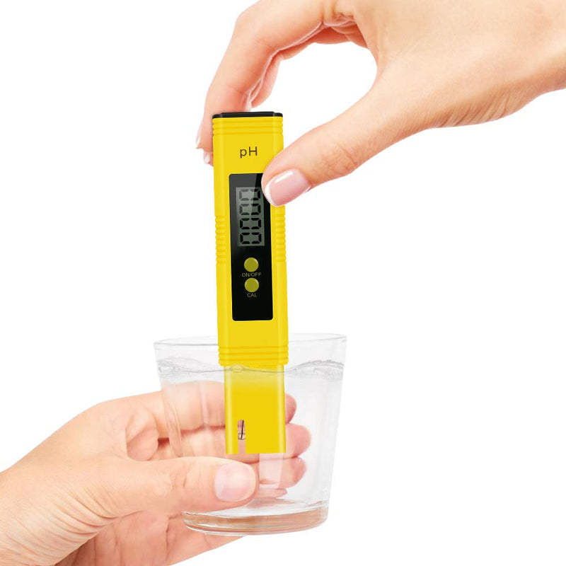 [Australia - AusPower] - Digital PH Meter Tester Kit, High Accuracy Pocket Size PH Meter for Water, Digital ph Test Pen with 0-14 PH Measurement Range for Household Drinking Water, Aquarium, Swimming Pools 