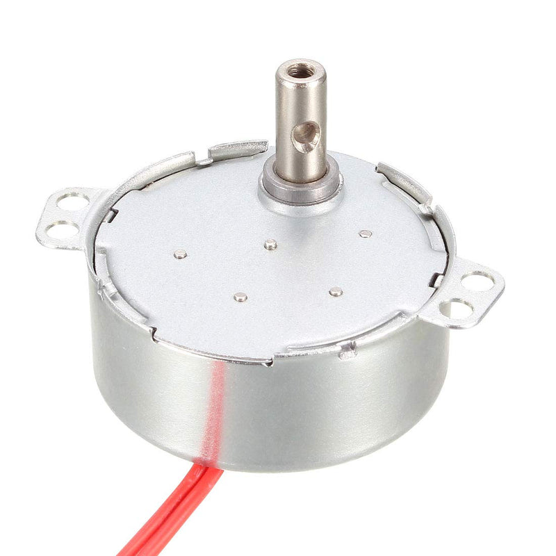 [Australia - AusPower] - uxcell Synchronous Motor AC 24V 0.9-1.1RPM 50-60Hz CCW/CW 4W Reduction Gear Motor 