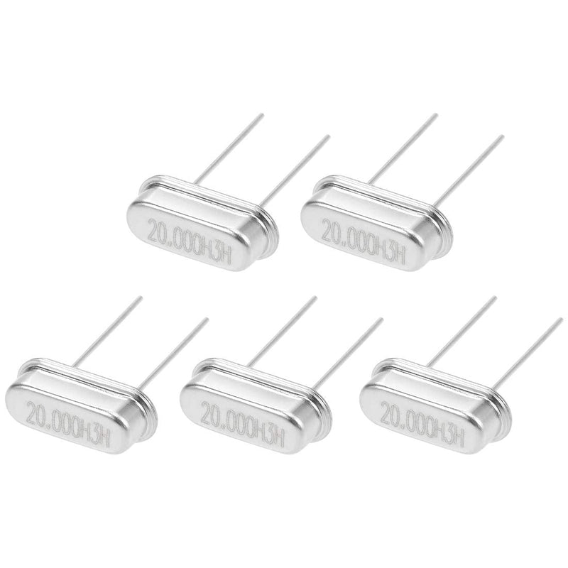 [Australia - AusPower] - uxcell DIP Quartz Crystal Oscillators Resonators 20MHz HC-49S Replacements 5 Pcs 