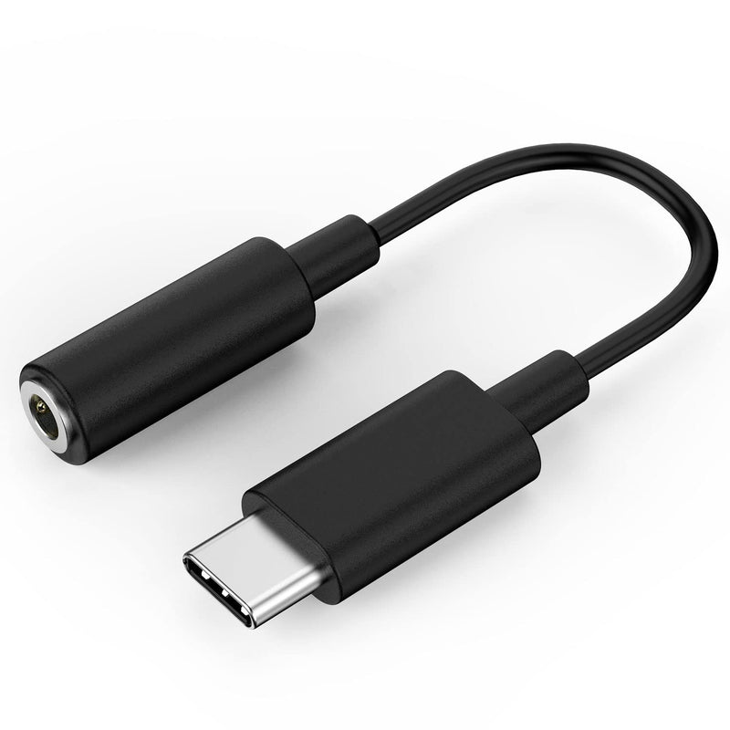 [Australia - AusPower] - USB C Headphone Adapter for Google Pixel 6 Pro 5 4 3 2 XL, Type C to 3.5mm Audio Jack Aux Dongle Compatible with iPad Pro/Air 4/Mini 6, Samsung S21/S20 Note 20/10, OnePlus 10/9 Pro 9R 8T 1-Pack 