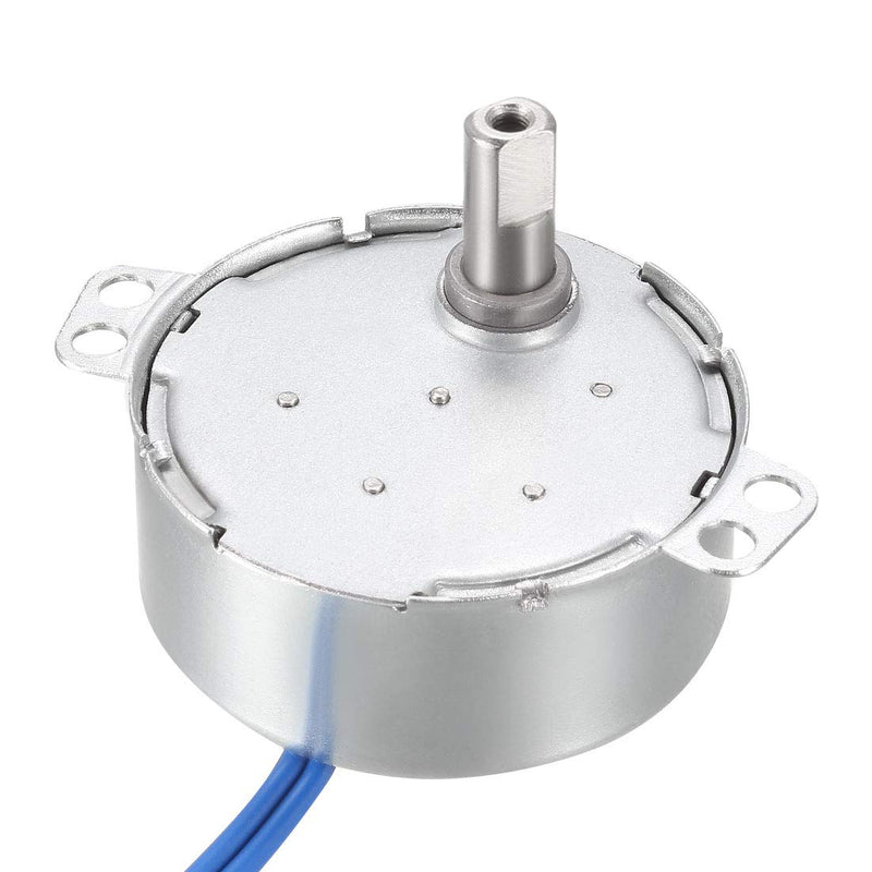 [Australia - AusPower] - uxcell Electric Synchronous Synchron Motor Turntable Motor 100-127 VAC 50-60Hz CCW/CW 4W 5-6RPM 5-6RPM CCW/CW 
